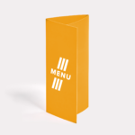 Bedrukte menukaarten