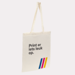 draagzak winkeltas bedrukken totebag